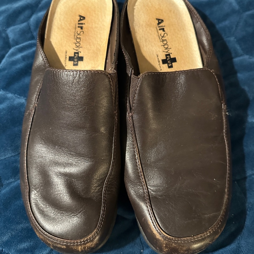 Women Brown Leather Loafers